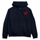 クライミングジム Picco+Roccia         ピッコロッチャのドクロッチャ×落ちないヤモリ Zip Hoodie