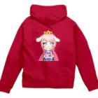 LOVEC@のくろまめ×愛猫パーカー Zip Hoodie