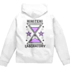 KIKITEKI_LABORATORYの砂時計 薄紫 Zip Hoodie