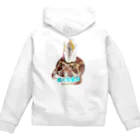 初代たまちゃんネイル練習場chのあくび王子🐸👑 (Prince Akubi.) Zip Hoodie