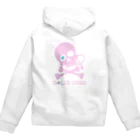 DOLCEOSSOのDOLCE OSSO ”ドルチェ オッソ”　ピンク Zip Hoodie