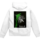 ねこふく本舗のユリ　(n*´ω`*n) Zip Hoodie