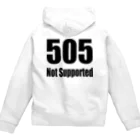 Error Correctionの505 Not Supported Zip Hoodie