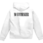 eins zwei drei vierの90年代V系インスパイアグッズ「NO SYNTHESIZER」 Zip Hoodie