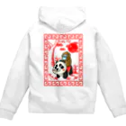 Siderunの館 B2のゆるスカジャン チャイナ柄（きんしこうとぱんだかー） Zip Hoodie