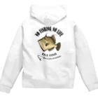 猫と釣り人のKAWAHAGI_EB_1CW Zip Hoodie