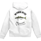 猫と釣り人のMAAJI_EB_2CW Zip Hoodie