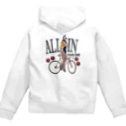 nidan-illustrationの"ALL IN -Track Club-" Zip Hoodie