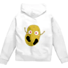 じゃがいもオンラインSHOPの【特注！】じゃがいもくんジップパーカー 背面イラストありVer Zip Hoodie