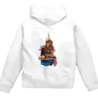 けい房の寺赤組山車Goods Zip Hoodie