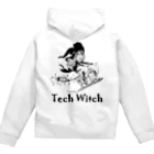 nidan-illustrationの“Tech Witch” ジップパーカー