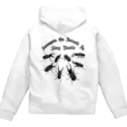 Beejouxのクワガタが大好きだ(ブラックデザイン) Zip Hoodie