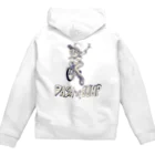 nidan-illustrationの"DASH 'n' JUMP" Zip Hoodie