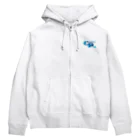 Creative PlusのカモフラージュCP-Logo（青） Zip Hoodie