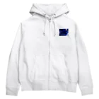 mのBLUE Zip Hoodie