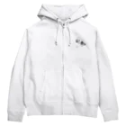 書楽遊人 しろ  sweet 推 愛 shop の推ししか勝たん　漆黒Ver. Zip Hoodie