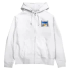 それいゆのねこ猫運動会（魚食い競走） Zip Hoodie