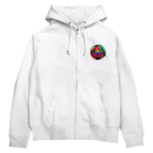 湯けむりshopの湯けむりめだかロゴ入り Zip Hoodie