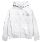 Ars Antiquaの前面プリント ブランドロゴグッズ4 Ars Antiqua スクエアロゴ Zip Hoodie