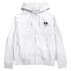 MrKShirtsのUshi (牛) 黒デザイン Zip Hoodie