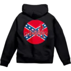 Mudslide official goods shopのMUDSLIDE dixie flag ジップパーカー