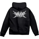 Toshihiro Egawa Artのデスメタル奈良/ DEATH METAL NARA Zip Hoodie