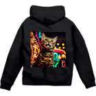 ネオンストリートANIMALのベンガル#4【ネオンストリートcat】 Zip Hoodie