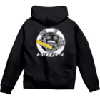 【喝っ！パどきあ。】SUZURI店舗のトリアエズビーム（濃色用） Zip Hoodie