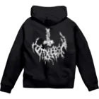 PARROTの退廃黒 Zip Hoodie