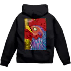 3eyesのZODIAC rooster （酉） Zip Hoodie