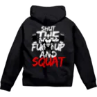 RampageWorkout のBig3 Squat ZipHoodie 黒系色 ジップパーカー