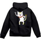 招き猫ポコ太郎のタロさ Zip Hoodie