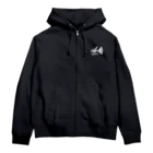 さかなＮＡＮＡＫＯのグッピー　オス・ホワイト Zip Hoodie