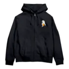 HAKO-BUNE 2ndの10周年！ハコパーカ白字_両面 Zip Hoodie