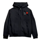 DemocracyTimesのデモクラシータイムス  ジップパーカー ロゴver3 Zip Hoodie