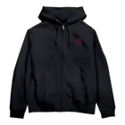 913WORKS WEB SHOP SUZURIの913WORKS_09_menelaus.sg.purple_BK Zip Hoodie