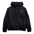 ちゃらりんこＳＨＯＰ🤟とっしーたいちょーofficialのとっしー隊オリジナルロゴ Zip Hoodie