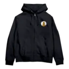 うさぎのふゆちゃんSHOPの【うさぎのふゆちゃん】見つめてる Zip Hoodie