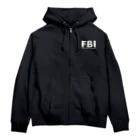 アロハスタイルハワイのFBIロゴ Federal Bureau of Investigation ジップパーカー