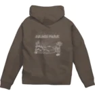 Too fool campers Shop!のAKAGI★park01(白文字) Zip Hoodie