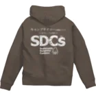 Too fool campers Shop!のSDCsキャンペーン キャンプサイコーおじさんコラボ(白文字) Zip Hoodie