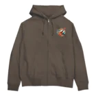 lblのウクレレとヤシの木 Zip Hoodie