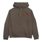 CHOTTOPOINTの【季節もの】手袋ハート Zip Hoodie