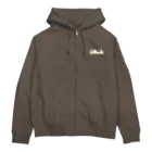 TeaDrop.Cのキンカチョウ（枠付き） Zip Hoodie