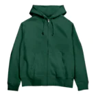 Wonder Bird Forestの藤の葉陰 Zip Hoodie