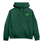 森林結社モリアゲ団 公式suzuri売店のモリアゲくん Zip Hoodie