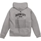 SASEBO CITY SHOPのSASEBO CITY カレッジパターン Zip Hoodie