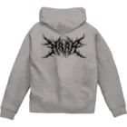 Toshihiro Egawa Artのデスメタル奈良/ DEATH METAL NARA Zip Hoodie