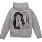 カラビナ売店のKB LOGO Zip Hoodie