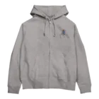 MORIたる露店のカボチャ頭のサラリーマン Zip Hoodie